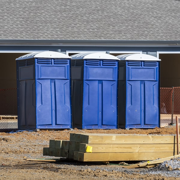 are there any restrictions on where i can place the portable toilets during my rental period in Wellington OH